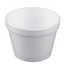 Foam Container White 4Oz/120ml Ø7,4cm (50 Units) 