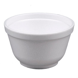 Foam Container White 6Oz/180ml Ø8,9cm (50 Units)