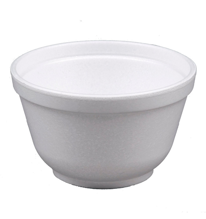 Foam Container White 6Oz/180ml Ø8,9cm (50 Units)