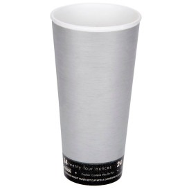 Foam Cup Fusion "Steele" 24Oz/710ml Ø9,4cm (20 Units) 