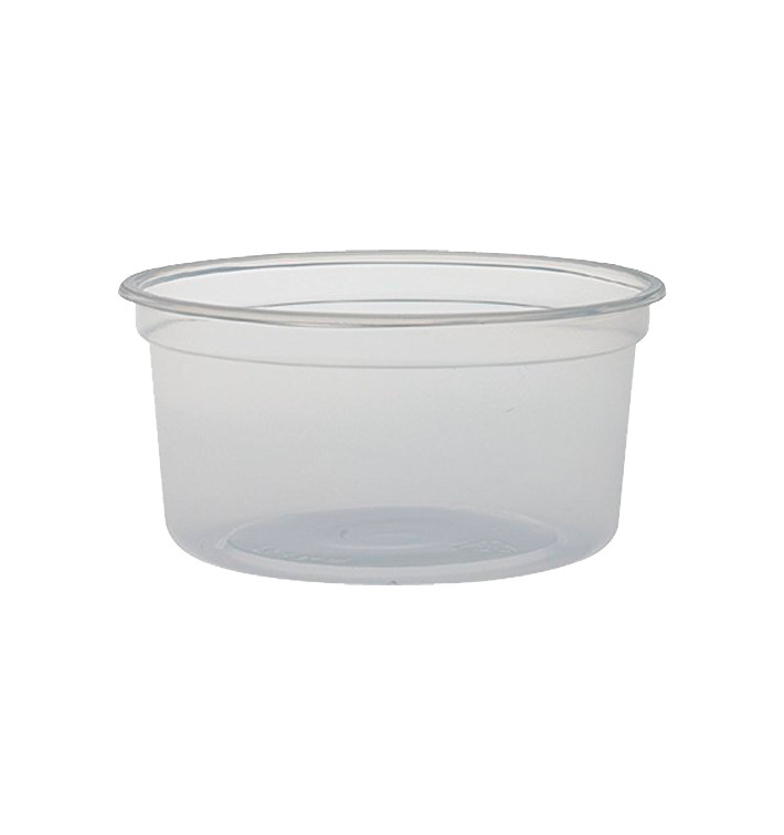 Plastic Deli Container PP "Deli" 12Oz/355ml Clear Ø12cm (25 Units) Plastic Deli Container PP "Deli" 12Oz/355ml Clear Ø12cm (25 Units)