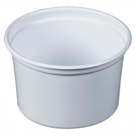 Plastic Deli Container PP "Deli" 16Oz/473ml White Ø12cm (25 Units) 