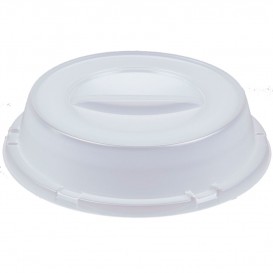 Plastic Dome Lid for Plate PS Translucent Plate Ø23 cm (125 Units) 