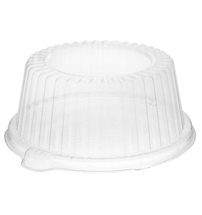 Plastic Dome Lid PS Crystal Ø15x6,4cm (500 Units) Plastic Dome Lid PS Crystal Ø15x6,4cm (500 Units)