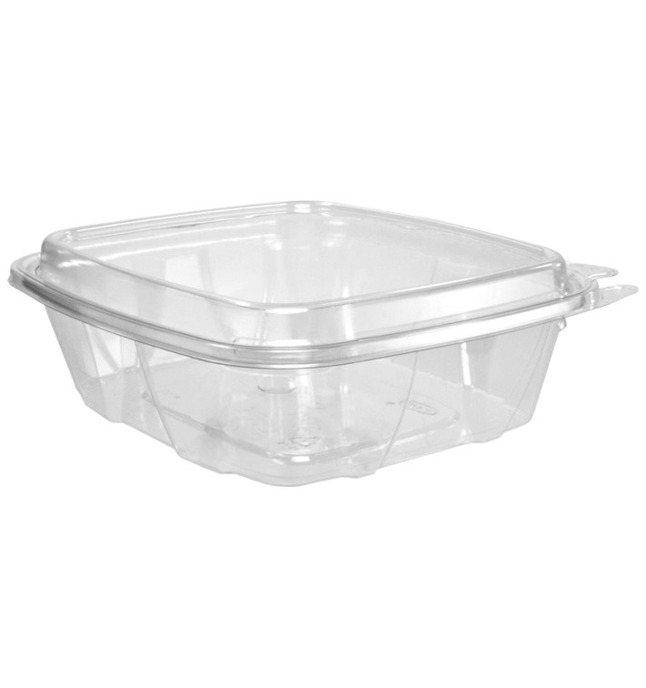 Plastic Deli Container PET Tamper-Evident High Dome Lid 710ml (100 Units) Plastic Deli Container PET Tamper-Evident High Dome Lid 710ml (100 Units)