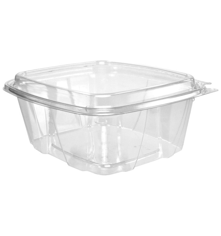 Plastic Deli Container PET Tamper-Evident High Dome Lid 950ml (100 Units) Plastic Deli Container PET Tamper-Evident High Dome Lid 950ml (100 Units)