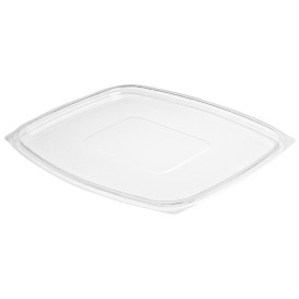 Plastic Lid for Deli Container OPS Flat Clear 887/1420/1894ml (63 Units) 