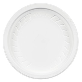 Plastic Lid PP "Deli" White Ø12cm (500 Units)