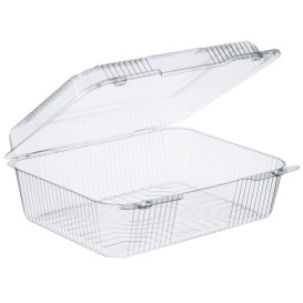 Plastic Hinged Deli Container OPS "StayLock" Clear 2760ml (200 Units)