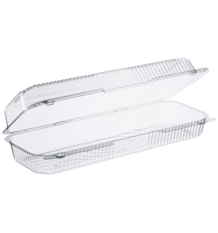 Plastic Hinged Deli Container OPS "StayLock" Clear 1310ml (125 Units) Plastic Hinged Deli Container OPS "StayLock" Clear 1310ml (125 Units)