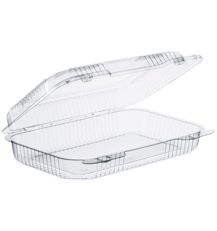 Plastic Hinged Deli Container OPS "StayLock" Clear 991ml (125 Units) Plastic Hinged Deli Container OPS "StayLock" Clear 991ml (125 Units)