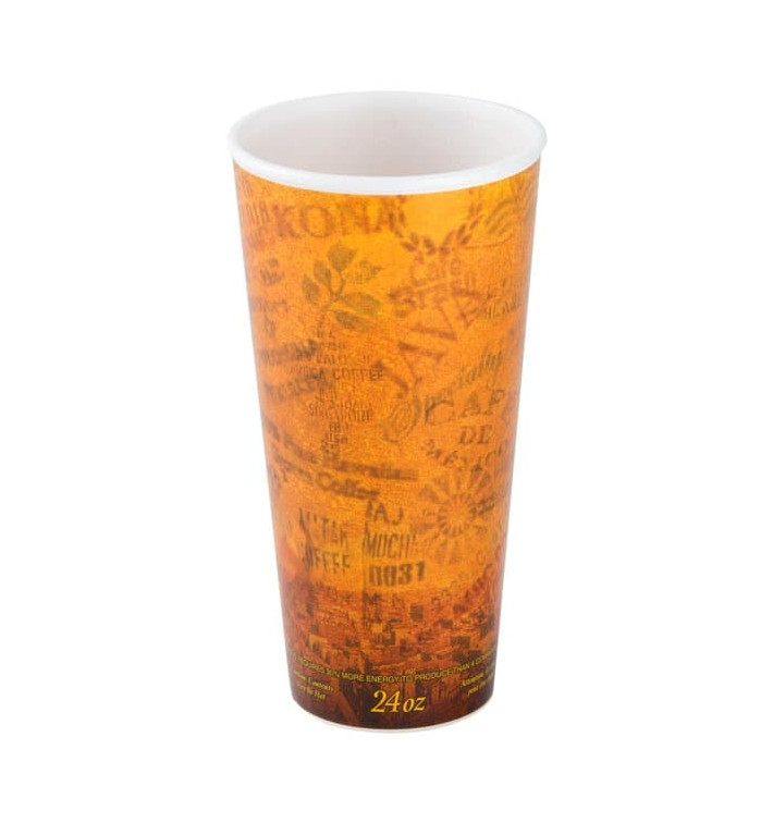 Foam Cup Fusion "Escape" 24Oz/710ml Ø9,4cm (500 Units) Foam Cup Fusion "Escape" 24Oz/710ml Ø9,4cm (500 Units)
