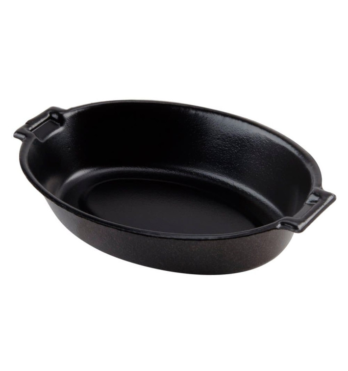 Foam Pot Foam "Quiet Classic" With Black Handles 18x13 cm (125 Units) Foam Pot Foam "Quiet Classic" With Black Handles 18x13 cm (125 Units)