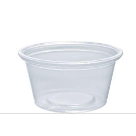 Plastic Souffle Cup PP Clear 25ml Ø4,8cm (125 Units)  