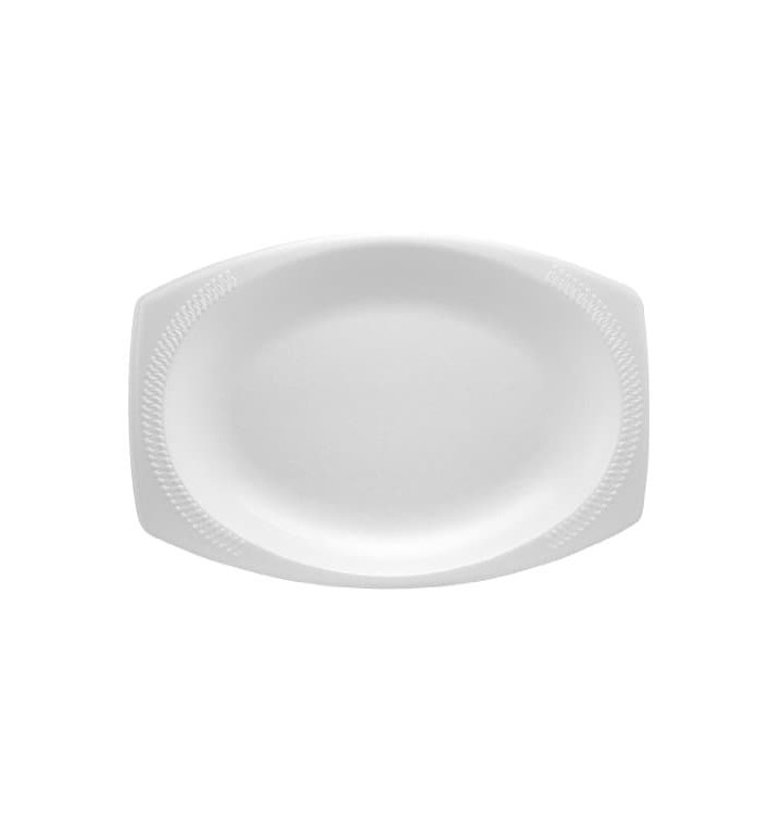 Foam Tray "Quiet Classic" White 23X18cm (500 Units) Foam Tray "Quiet Classic" White 23X18cm (500 Units)