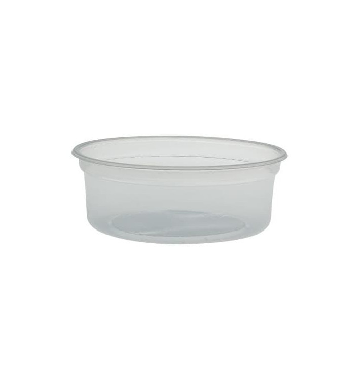 Plastic Deli Container PP "Deli" 8Oz/266ml Transp Ø12cm (500 Units) Plastic Deli Container PP "Deli" 8Oz/266ml Transp Ø12cm (500 Units)