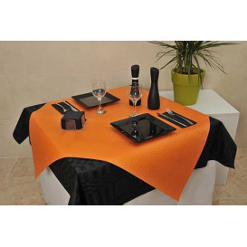 Pre-Cut Paper Tablecloth Orange 40g 1x1m (400 Units)  