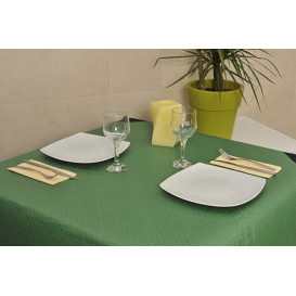 Pre-Cut Paper Tablecloth Green 40g 1x1m (400 Units) 