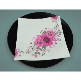 Airlaid Napkins "Bouquet" 40x40cm (50 Units) 