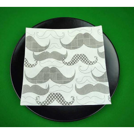 Airlaid Napkins "Bigotes" 40x40cm (50 Units) 