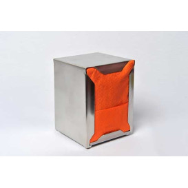 Paper Napkins "Miniservis" Orange 17x17cm (160 Units) 