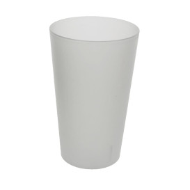 Plastic Cup PP Reusable Translucent 330ml (16 Units) 
