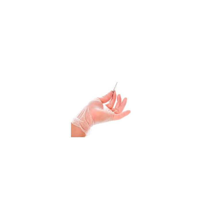 Vinyl Gloves with Talc Clear Size S (100 Units) Vinyl Gloves with Talc Clear Size S (100 Units)