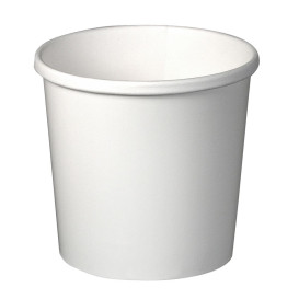 Paper Container White 12Oz/355ml Ø9,1cm (25 Units) 