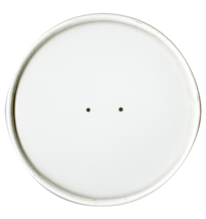 Paper Lid Flat White Ø11,7cm (25 Units) Paper Lid Flat White Ø11,7cm (25 Units)