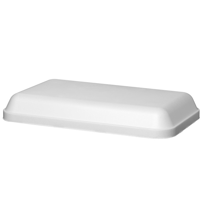 Foam Lid for Foam Container "Diner-Pack" Rectangular Shape White 970ml (200 Units) Foam Lid for Foam Container "Diner-Pack" Rectangular Shape White 970ml (200 Units)