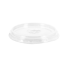 Plastic Lid PS Clear Ø9,4cm for Cup of 575ml (100 Units)  