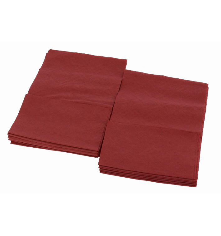 Paper Napkins "Miniservis" Burgundy 17x17cm (160 Units) Paper Napkins "Miniservis" Burgundy 17x17cm (160 Units)