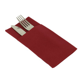 Pocket Fold Airlaid Napkins "Kanguro" Red 40x40cm (480 Units)