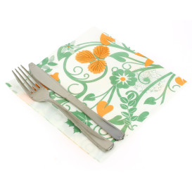 Paper Napkin Double Point "Spring" 40x40cm (50 Units) 