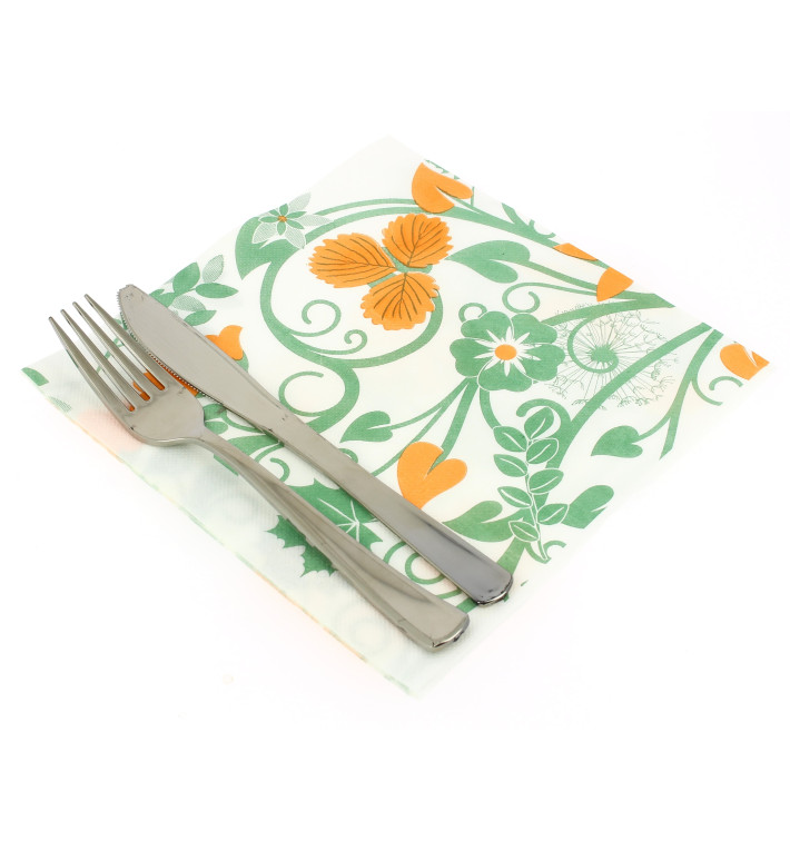 Paper Napkin Double Point "Spring" 40x40cm (50 Units) Paper Napkin Double Point "Spring" 40x40cm (50 Units)