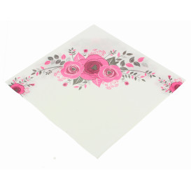 Paper Napkin Double Point "Bouquet" 40x40cm (50 Units) 