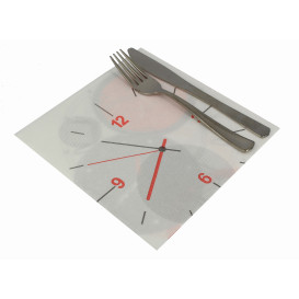 Paper Napkin Double Point "TicTac" 40x40cm (50 Units) 