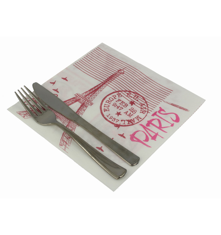 Paper Napkin Double Point "Paris" 40x40cm (50 Units) Paper Napkin Double Point "Paris" 40x40cm (50 Units)