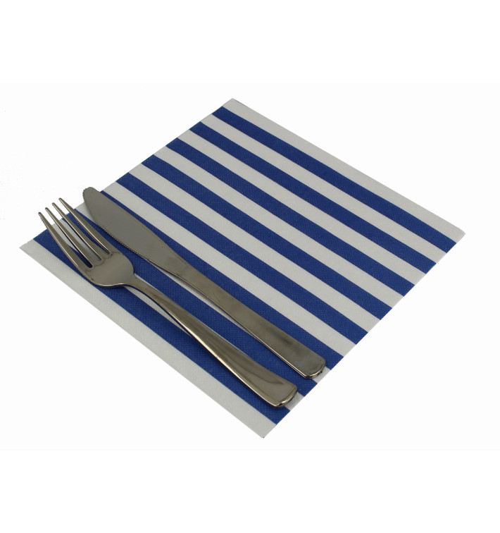 Paper Napkin Double Point "Marine" 40x40cm (50 Units) Paper Napkin Double Point "Marine" 40x40cm (50 Units)