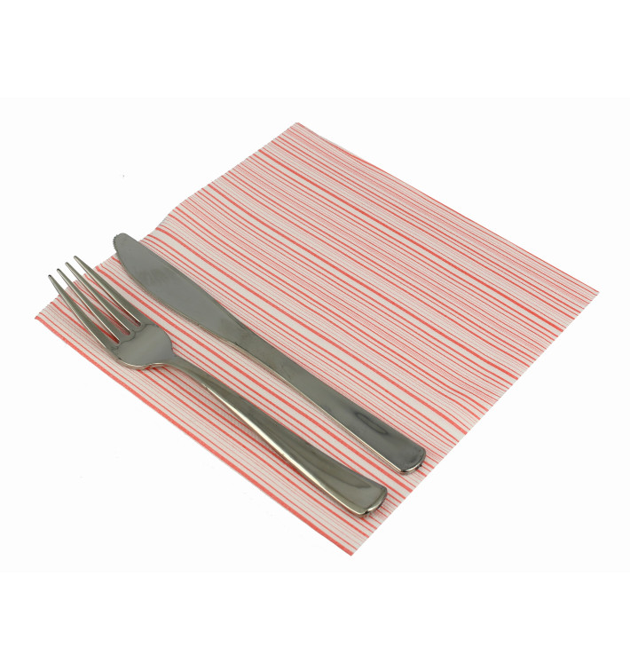 Paper Napkin Double Point "Basic Red" 40x40cm (50 Units) Paper Napkin Double Point "Basic Red" 40x40cm (50 Units)