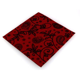 Airlaid Napkins "Cachemir" Burgundy 40x40cm (50 Units) 
