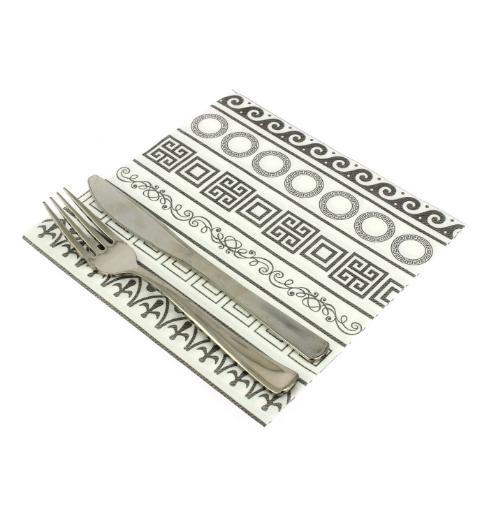 Airlaid Napkins "Greca" 40x40cm (600 Units) Airlaid Napkins "Greca" 40x40cm (600 Units)