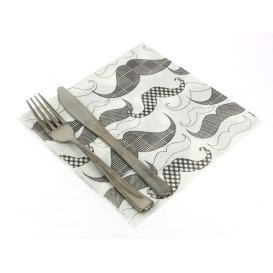 Airlaid Napkins "Bigotes" 40x40cm (50 Units) 