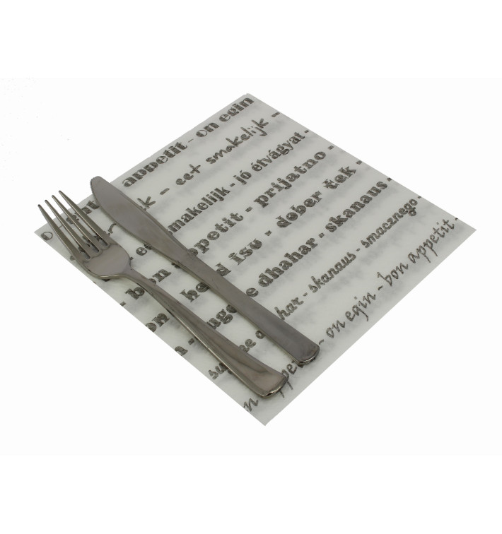 Airlaid Napkins "Buen Provecho" 40x40cm (600 Units) Airlaid Napkins "Buen Provecho" 40x40cm (600 Units)