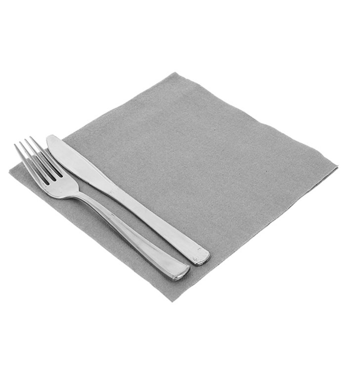 Airlaid Napkin Grey 40x40cm (50 Units) 