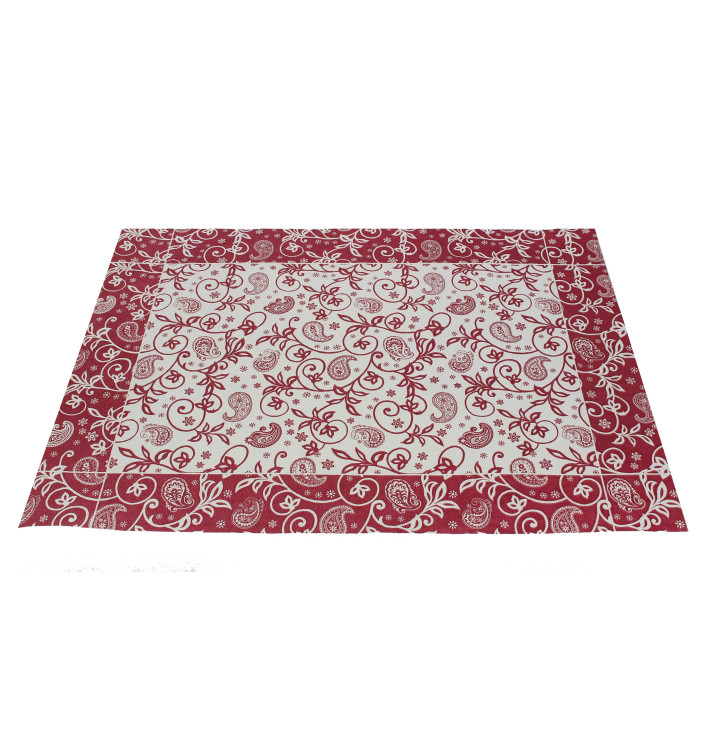 Paper Placemats 30x40cm "Cachemir" Burgundy 50g (500 Units) Paper Placemats 30x40cm "Cachemir" Burgundy 50g (500 Units)