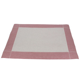Paper Placemats 30x40cm "Pata Gallo" Burgundy 50g (500 Units)  