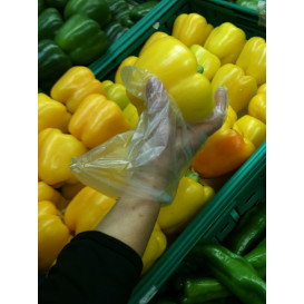 Plastic Gloves Coarse PE Clear (2500 Pair)