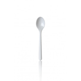 Plastic Teaspoon PS "Premium" White 13cm (50 Units) 