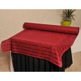 Novotex Tablecloth Roll Burgundy "Buen Provecho" P40cm 1,2x50m (6 Units)